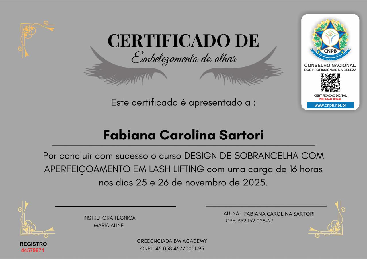 FABIANA CAROLINA SARTORI