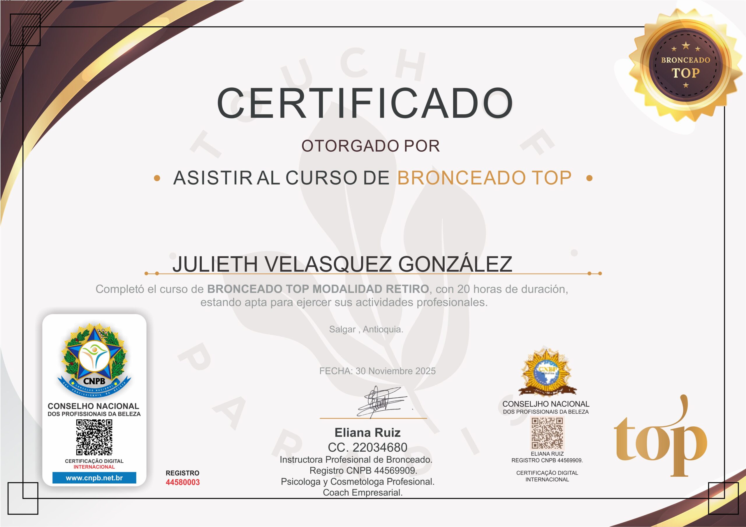 JULIETH VELASQUEZ GONZÁLEZ