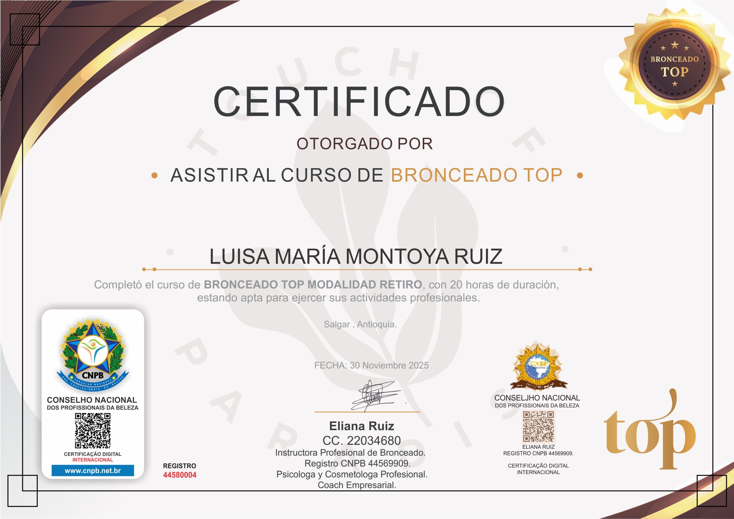 LUISA MARÍA MONTOYA RUIZ