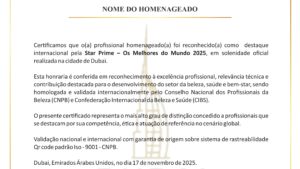 Premiação Star Prime Dubai – Os Melhores do Mundo 2025