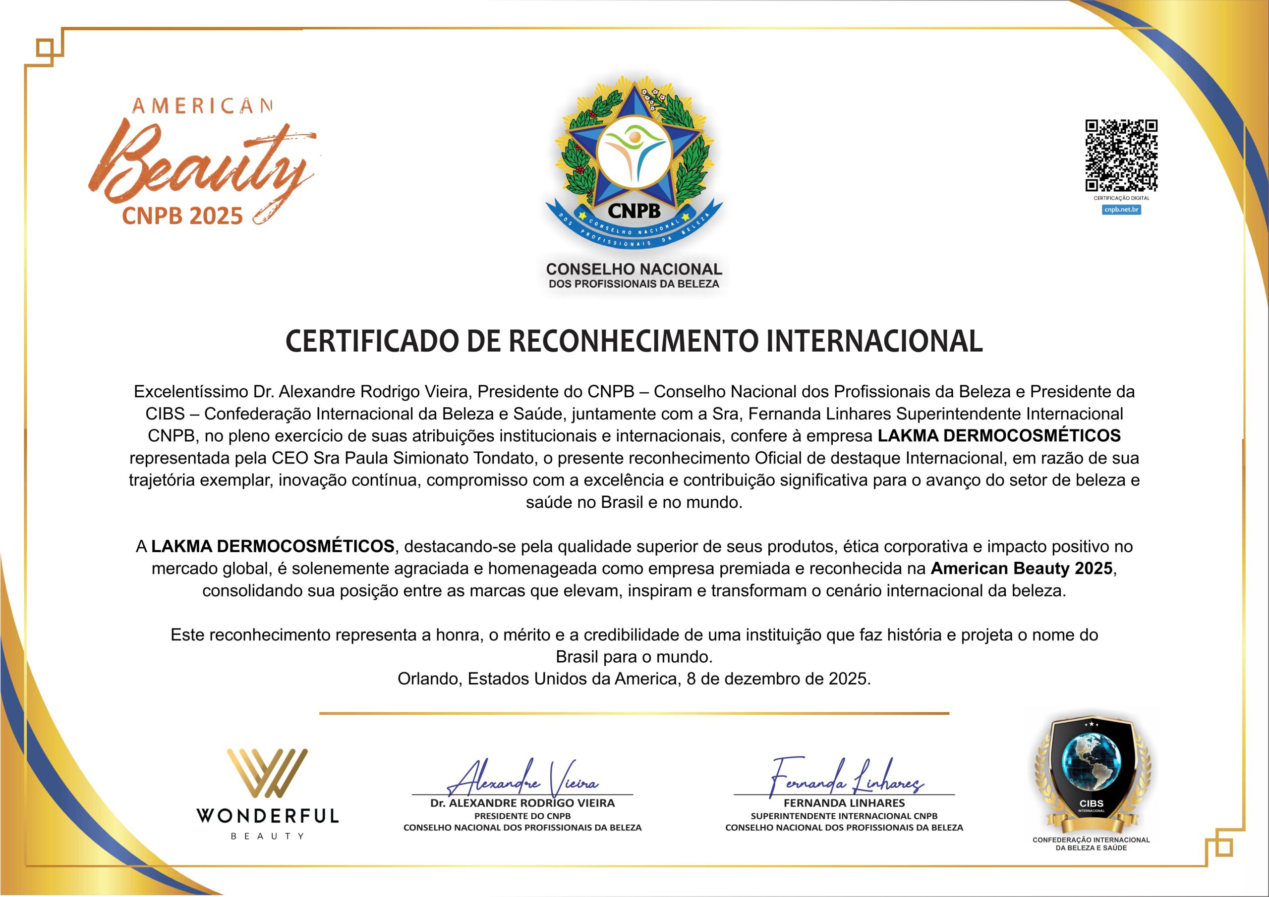 AMERICAN BEAUTY CNPB 2025