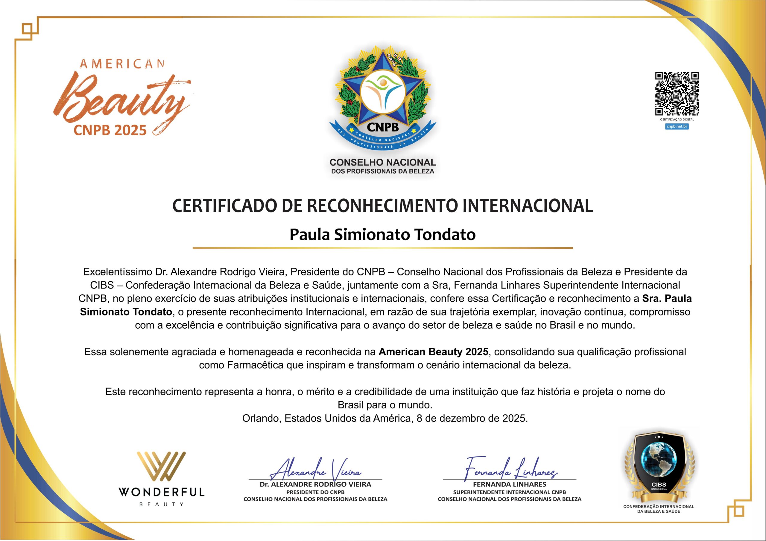 AMERICAN BEAUTY CNPB 2025