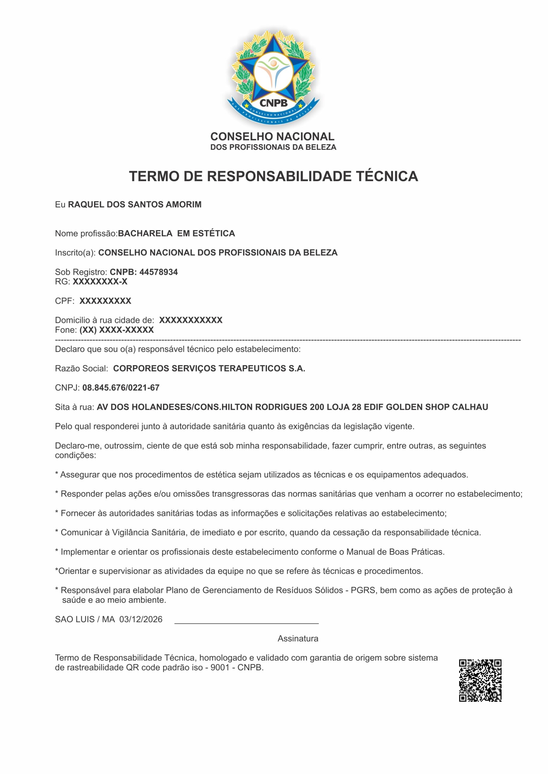 RAQUEL DOS SANTOS AMORIM