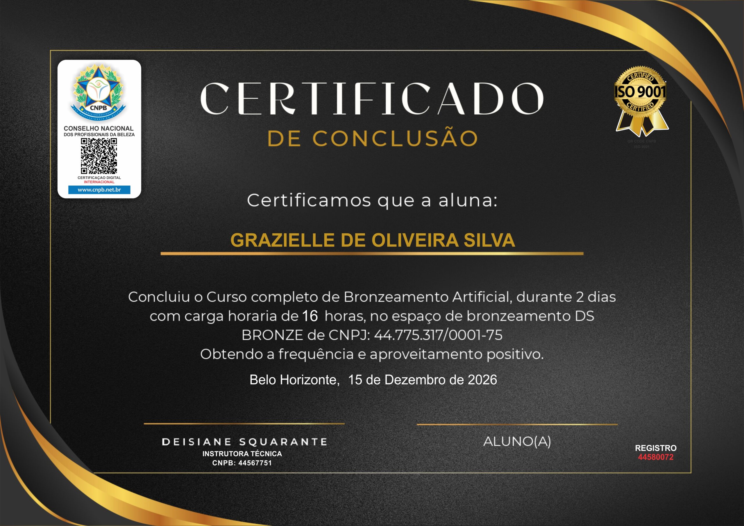 GRAZIELLE DE OLIVEIRA SILVA