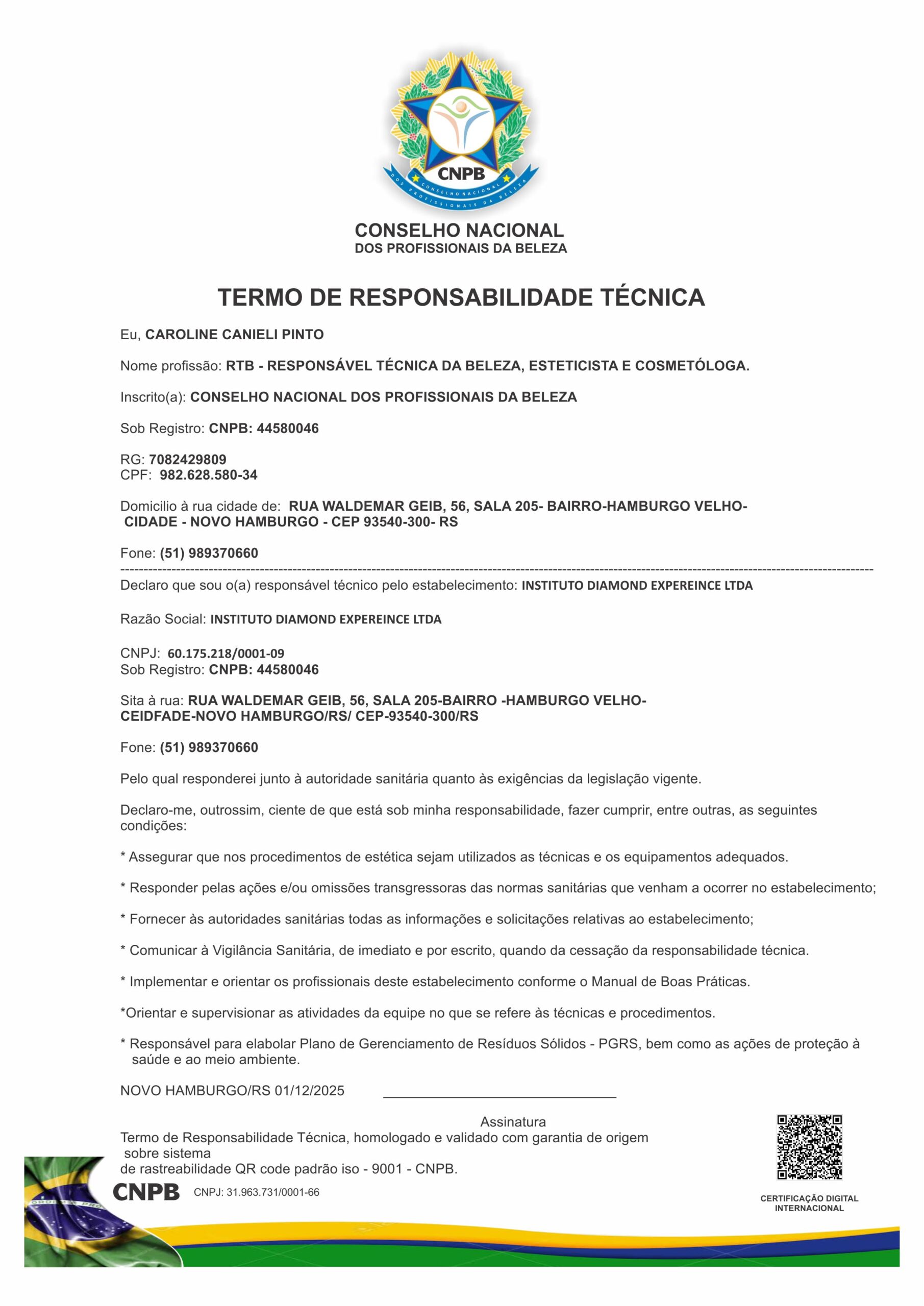 CAROLINE CANIELI PINTO