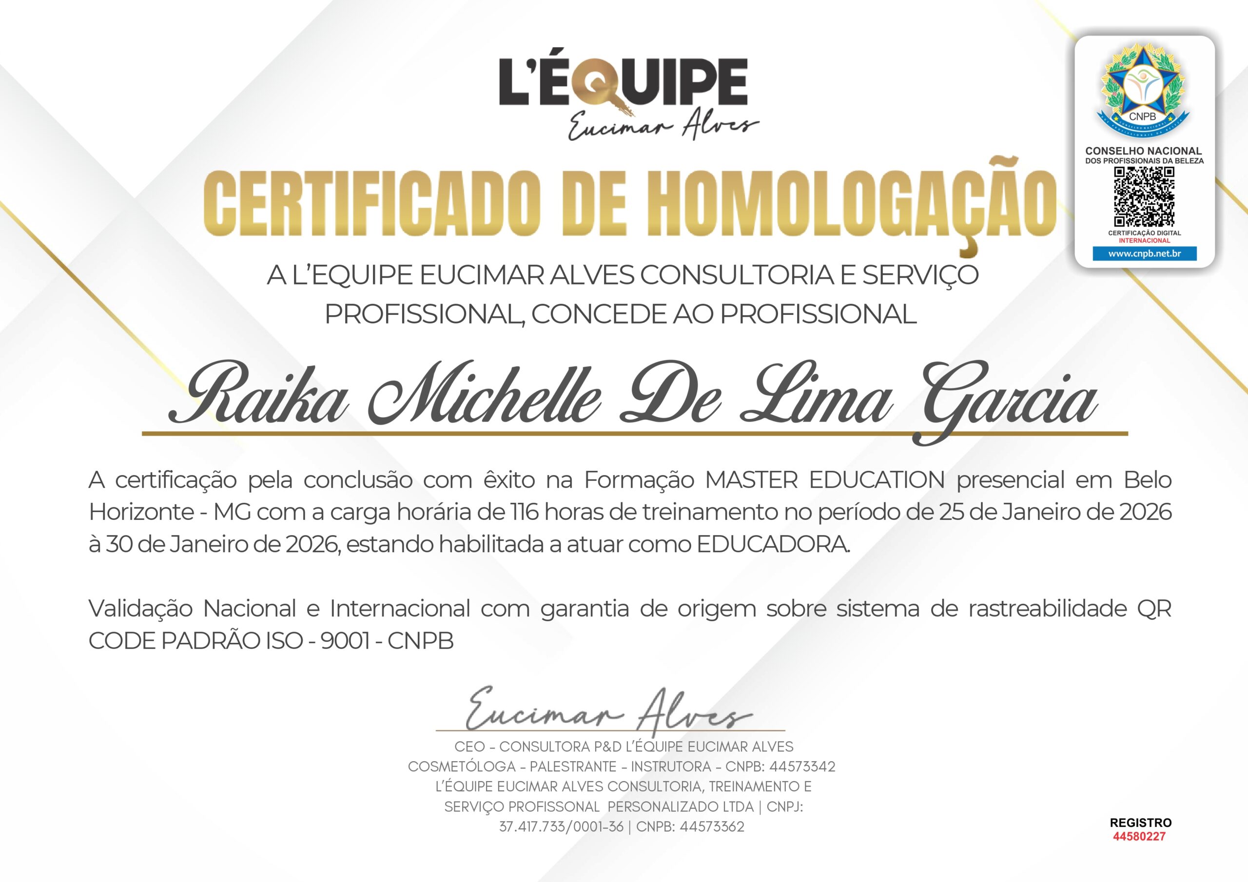 RAIKA MICHELLE DE LIMA GARCIA