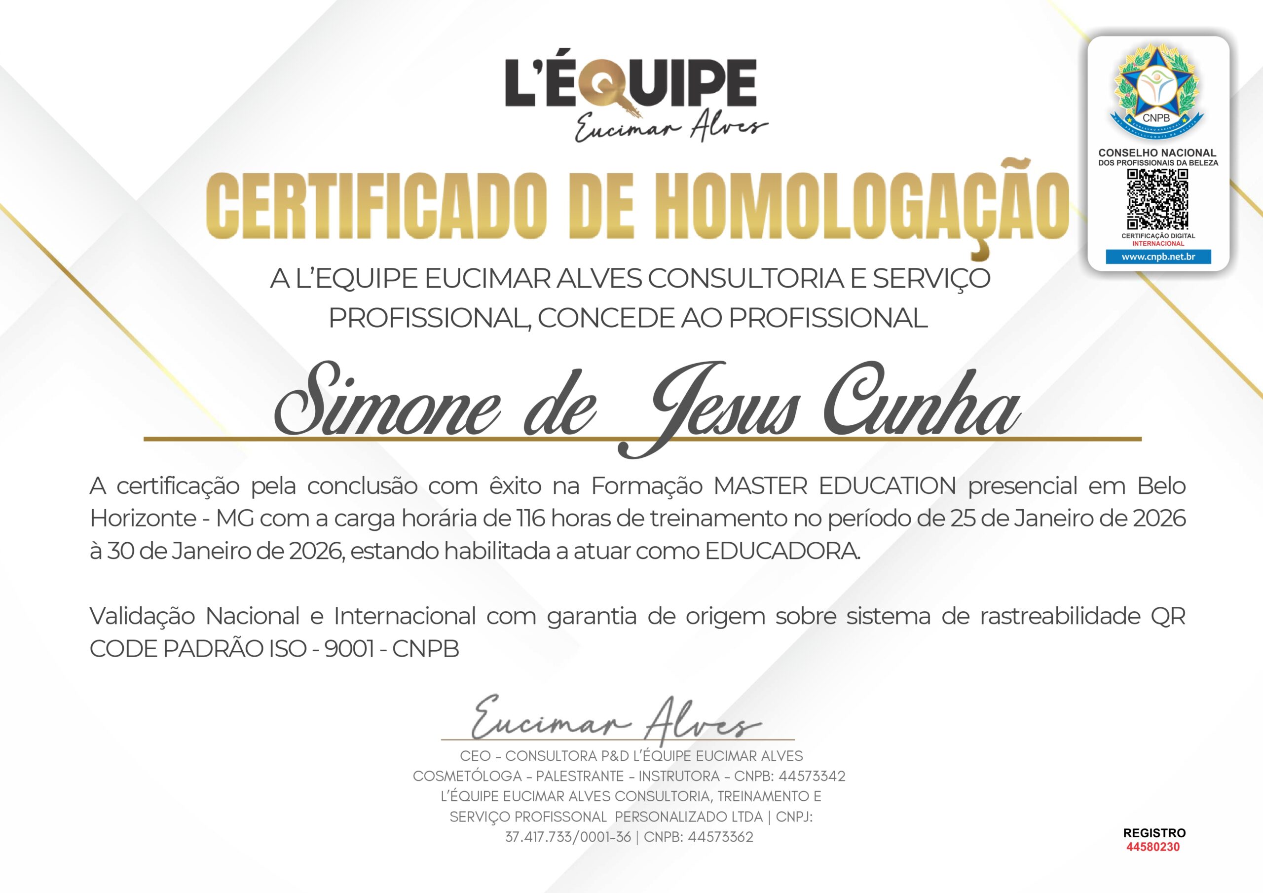 SIMONE DE JESUS CUNHA
