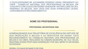 PREMIAÇÃO SERRA MEDALHA DE OURO
