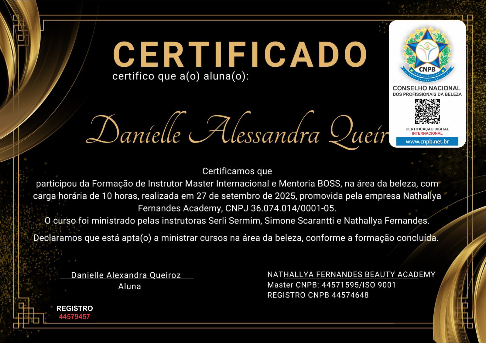 DANIELLE ALESSANDRA QUEIROZ