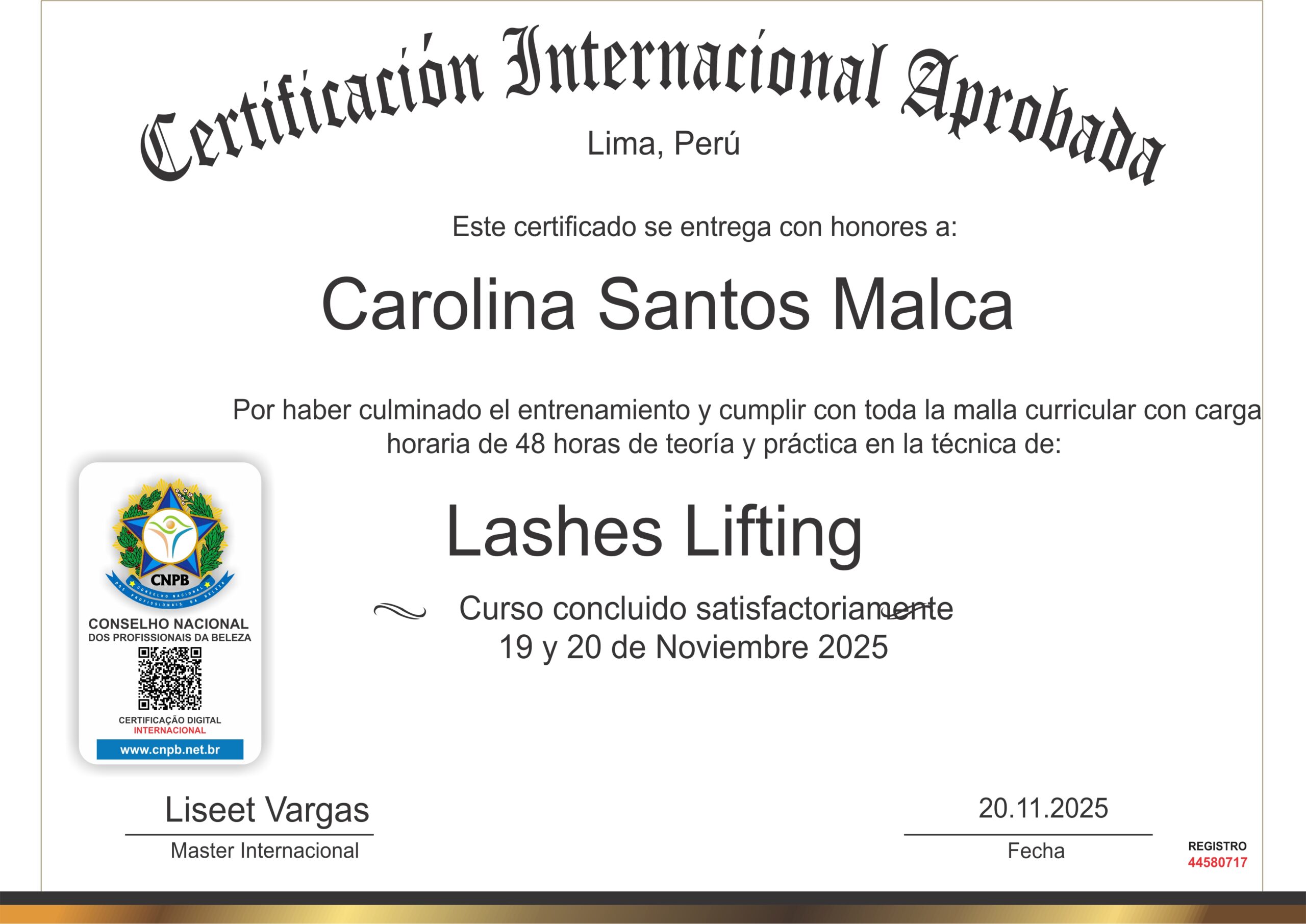 CAROLINA SANTOS MALCA