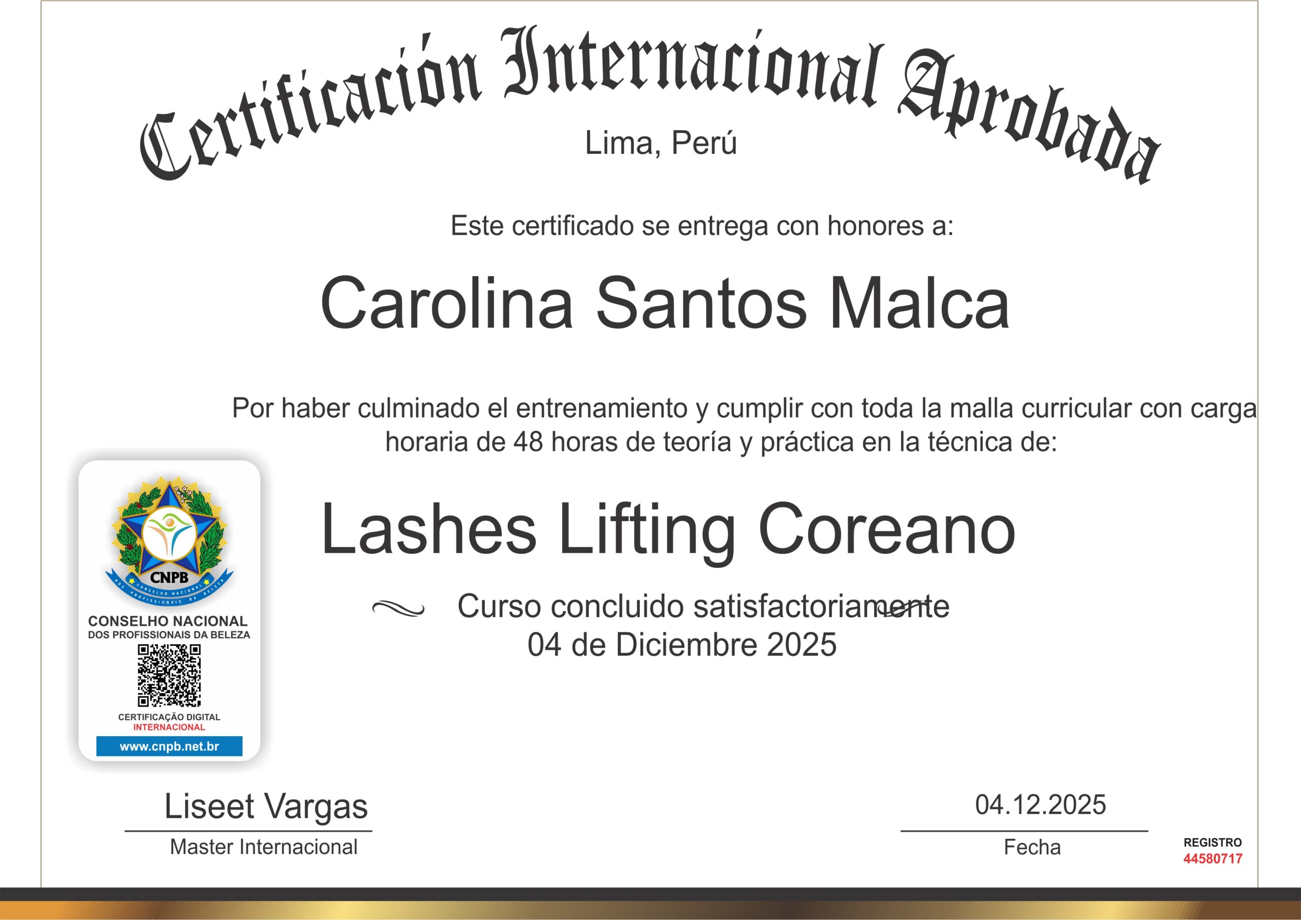 CAROLINA SANTOS MALCA