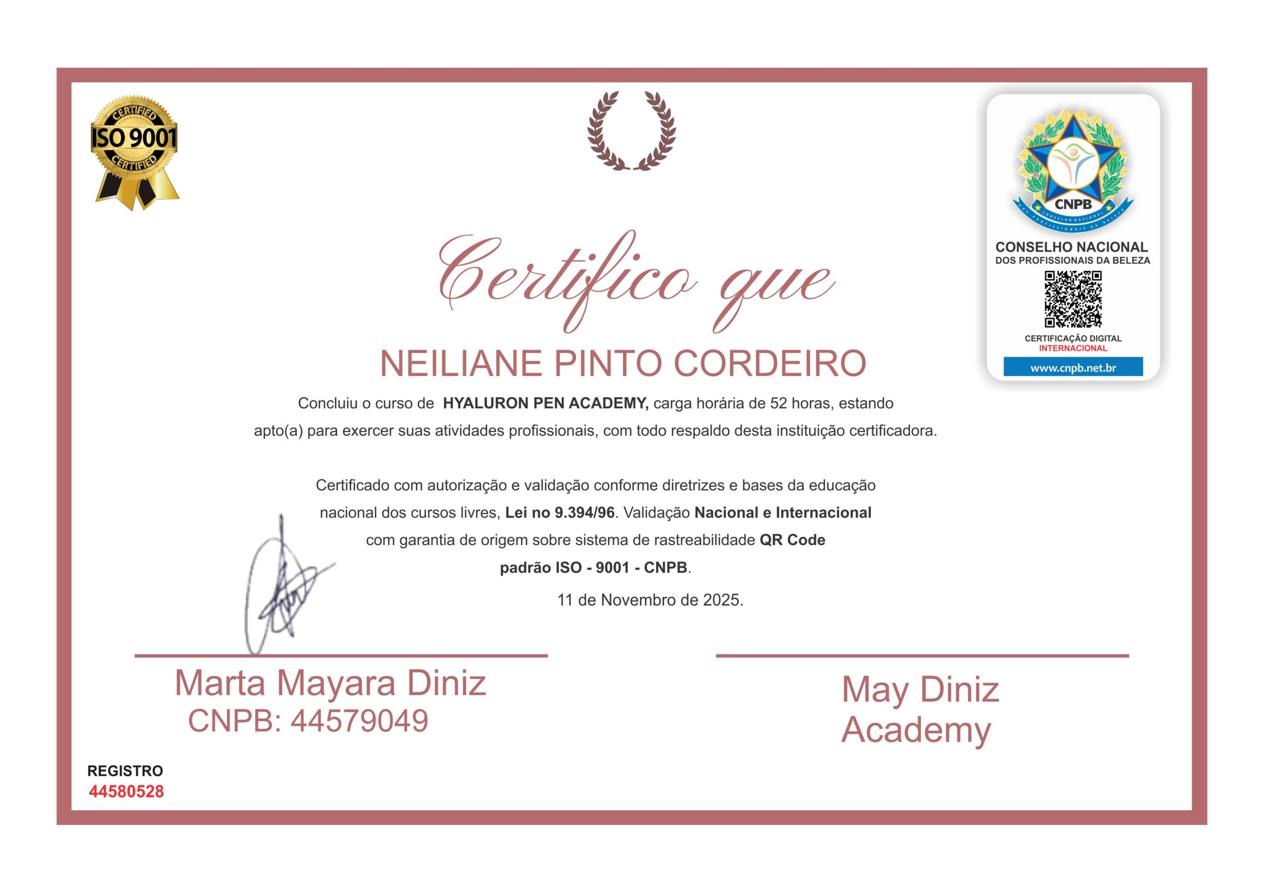 NEILIANE PINTO CORDEIRO