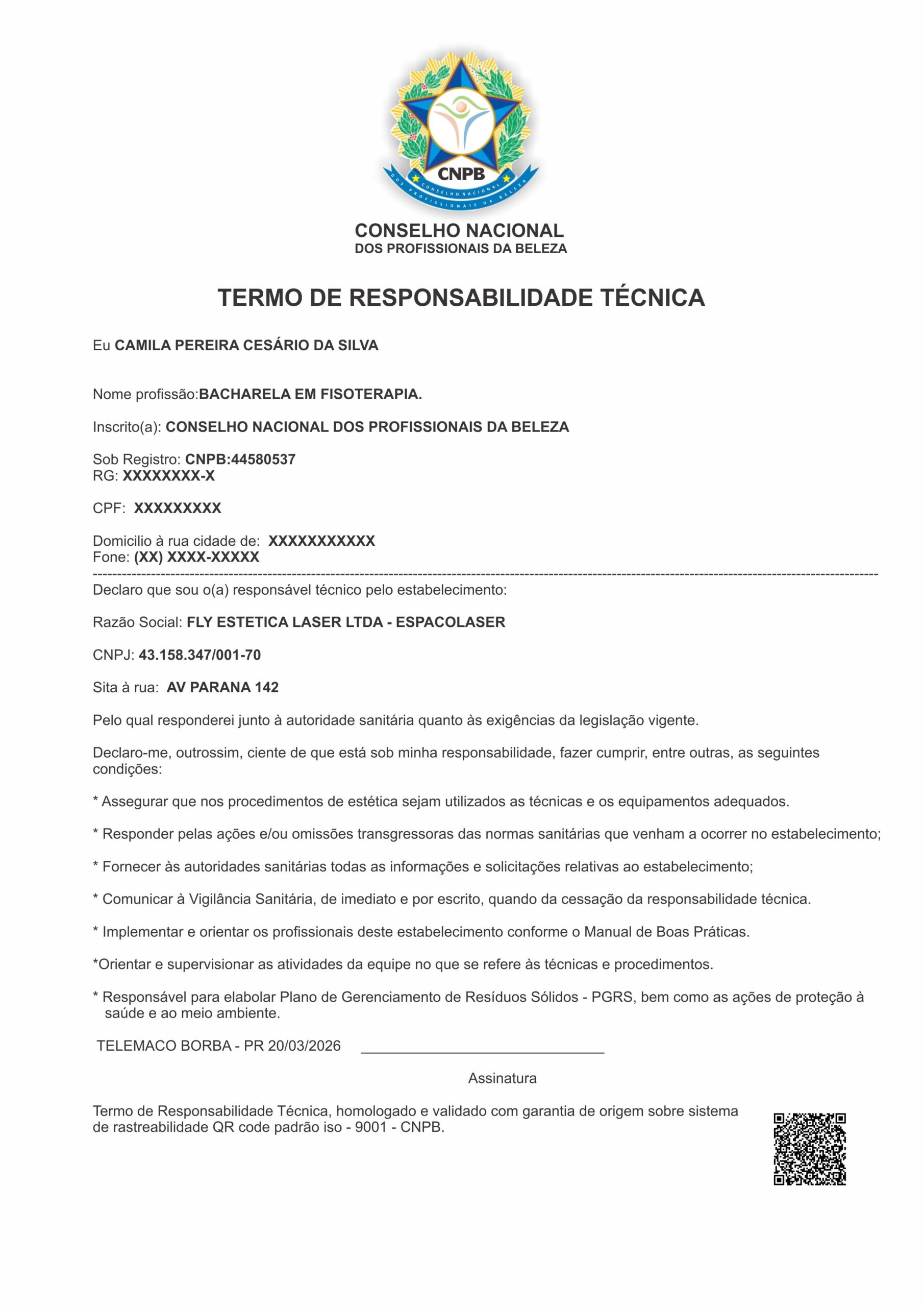 FLY ESTETICA LASER LTDA - ESPACOLASER