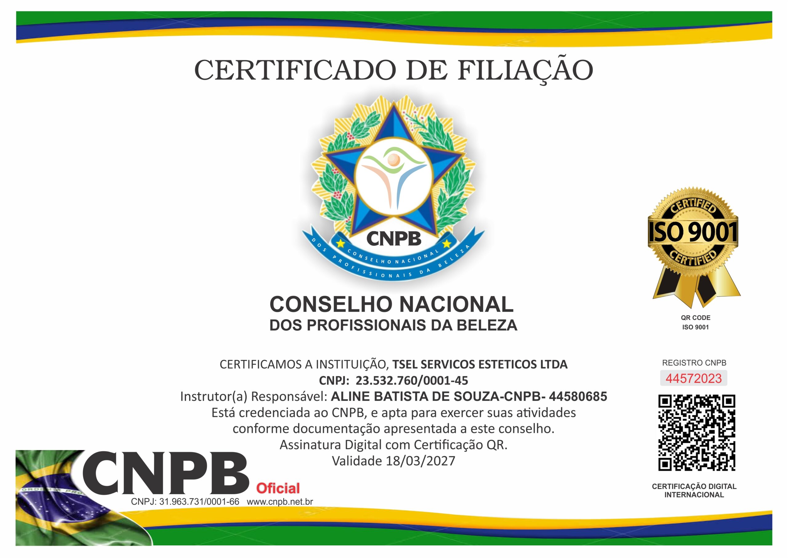 TSEL SERVICOS ESTETICOS LTDA