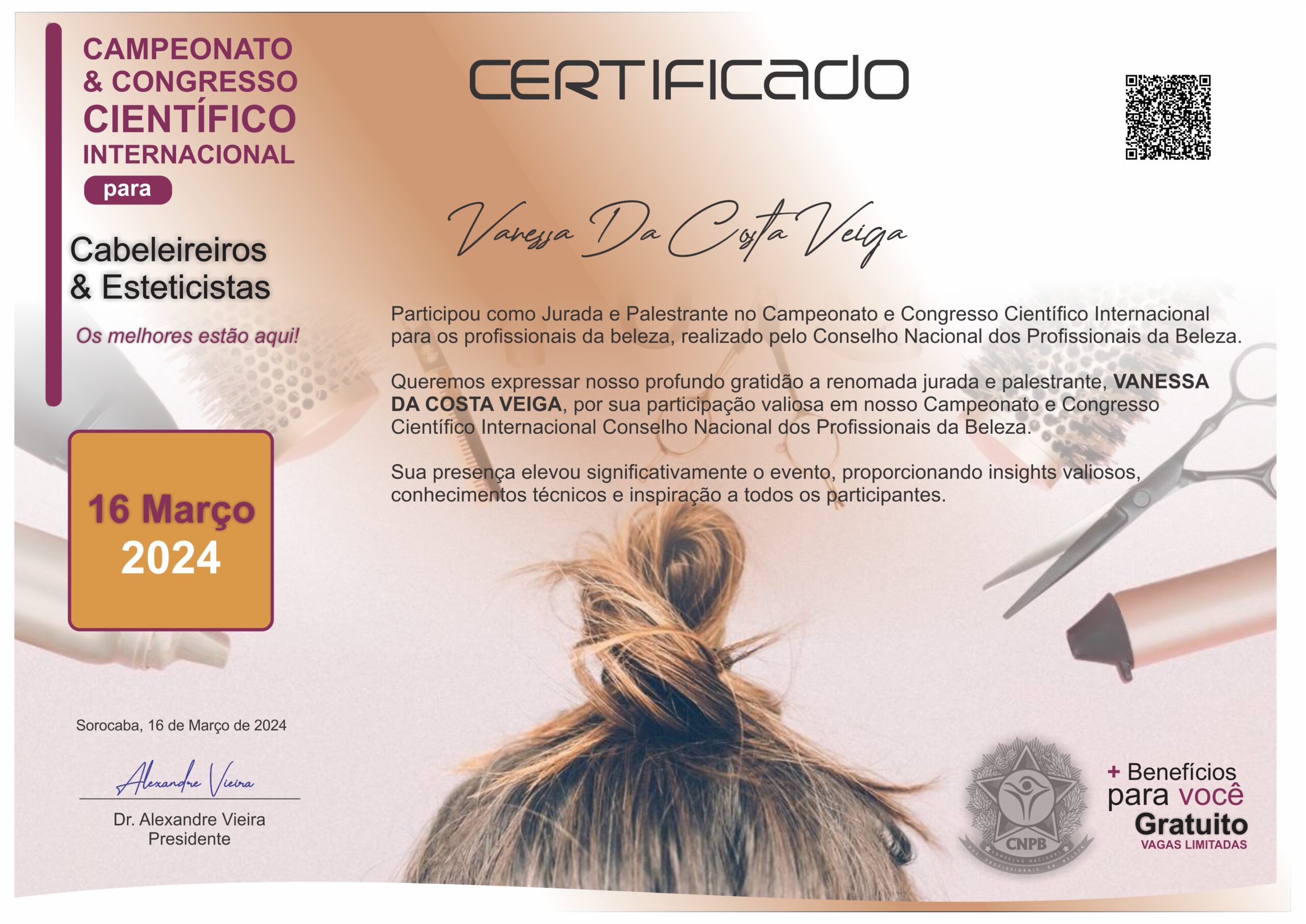 CONGRESSO CIENTÍFICO INTERNACIONAL PARA OS PROFISSIONAIS DA BELEZA