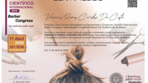 CAPEONATO CONGRESSO CIENTÍFICO INTERNACIONAL BARBER CONGRESS