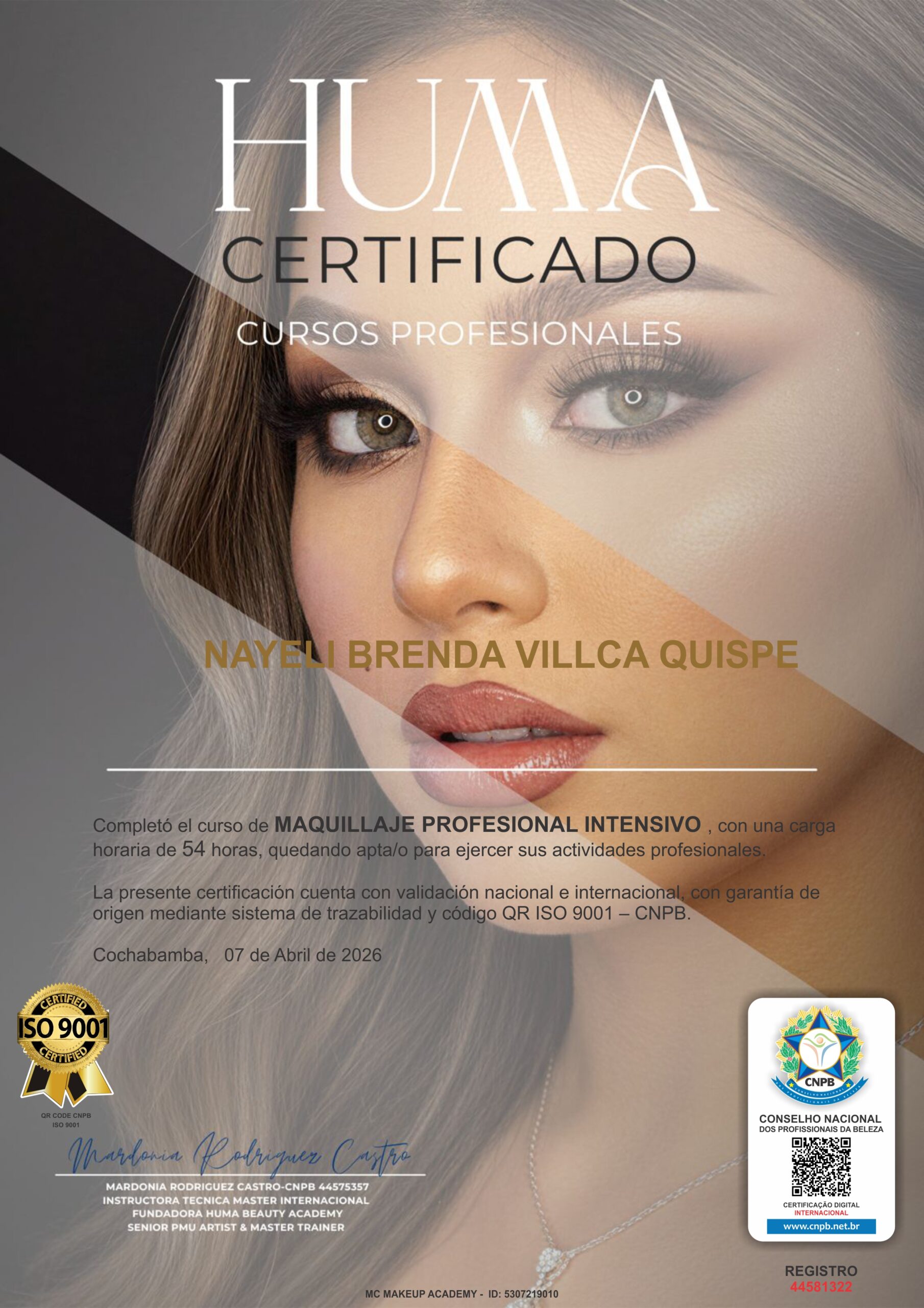 NAYELI BRENDA VILLCA QUISPE