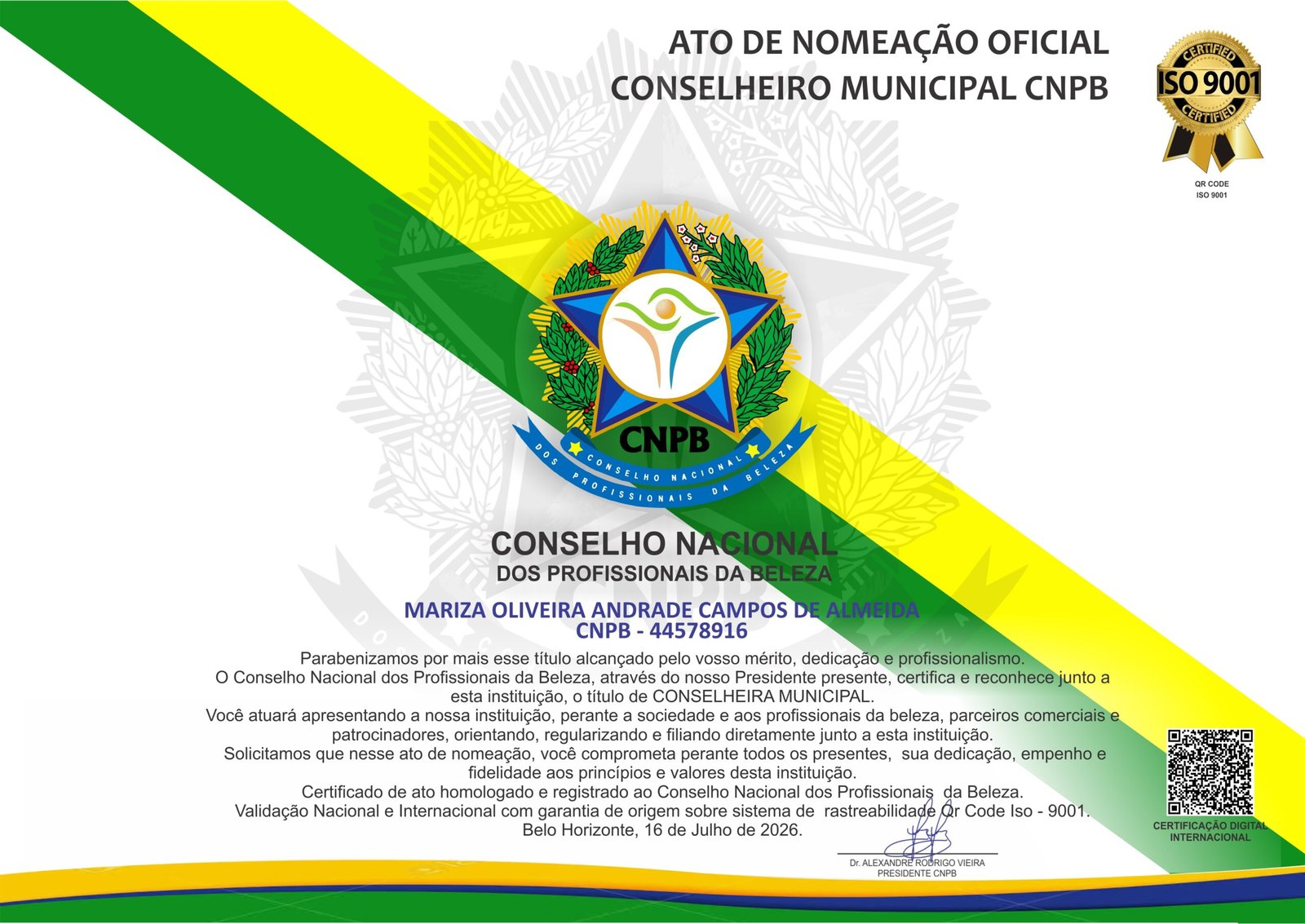 MARIZA OLIVEIRA ANDRADE CAMPOS DE ALMEIDA