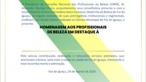 PREMIAÇÃO CNPB FOZ DO IGUAÇU CÂMARA MUNICIPAL