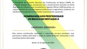 PREMIAÇÃO CÂMARA MUNICIPAL DE IBIRITÉ - MG