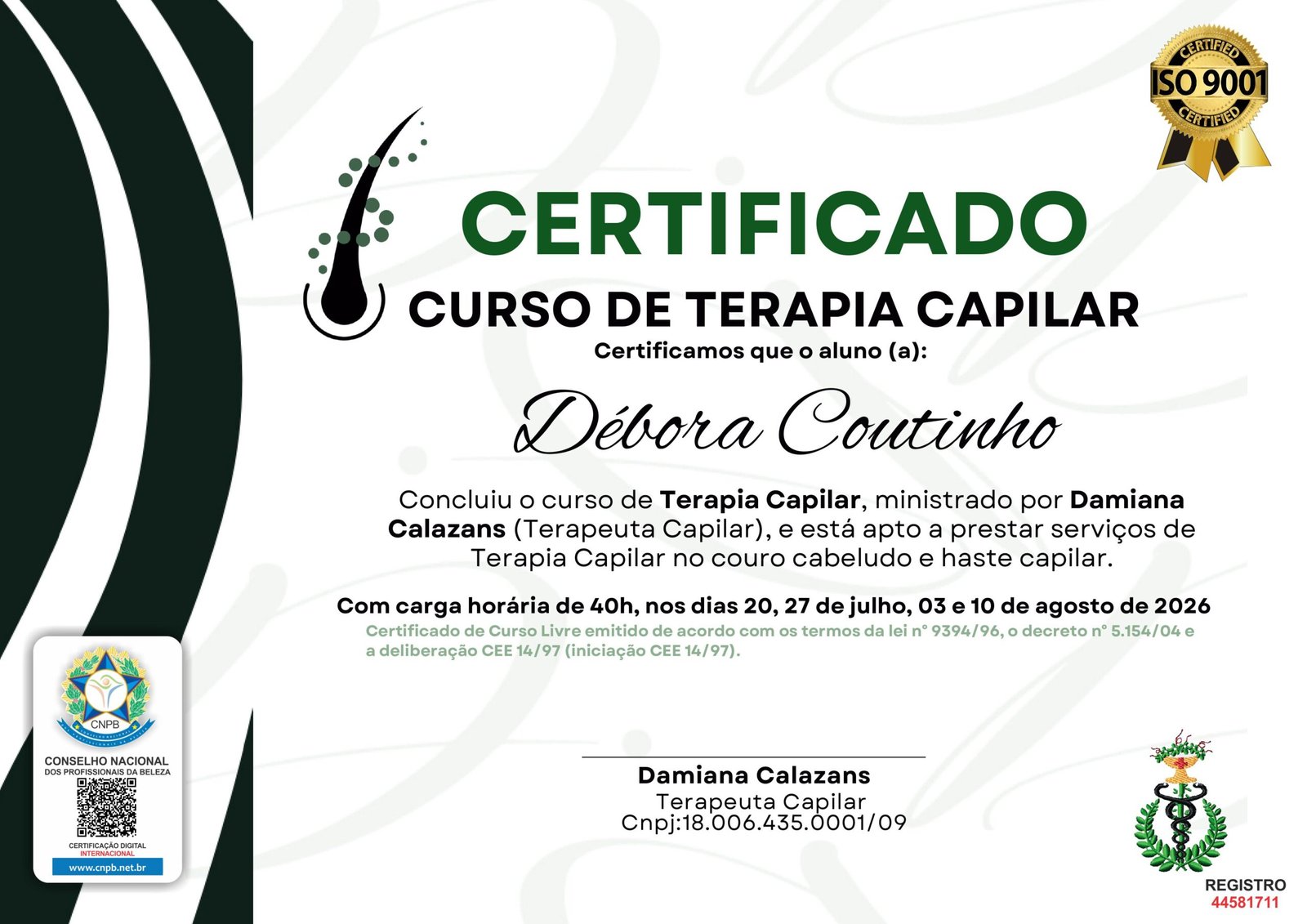 DÉBORA VALÉRIA COUTINHO DOS SANTOS