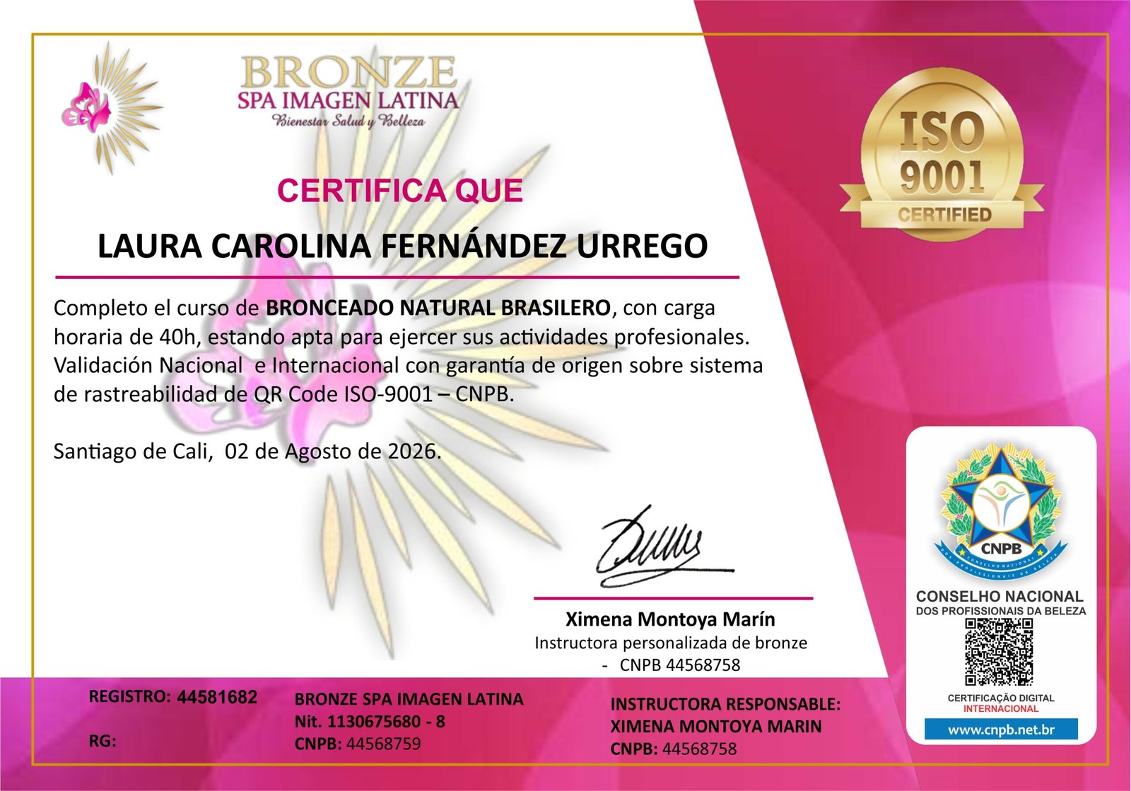 LAURA CAROLINA FERNÁNDEZ URREGO