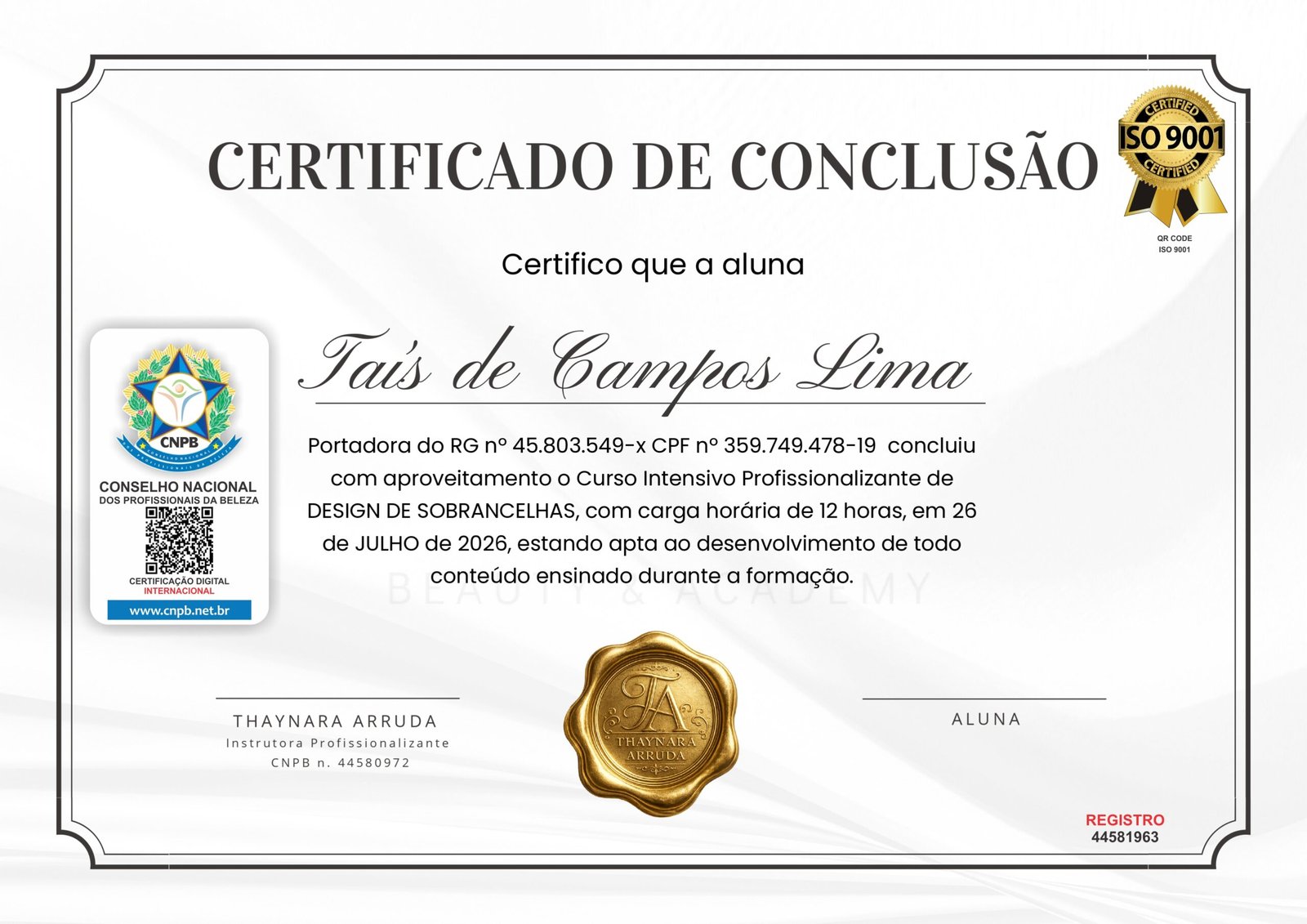 TAÍS DE CAMPOS LIMA