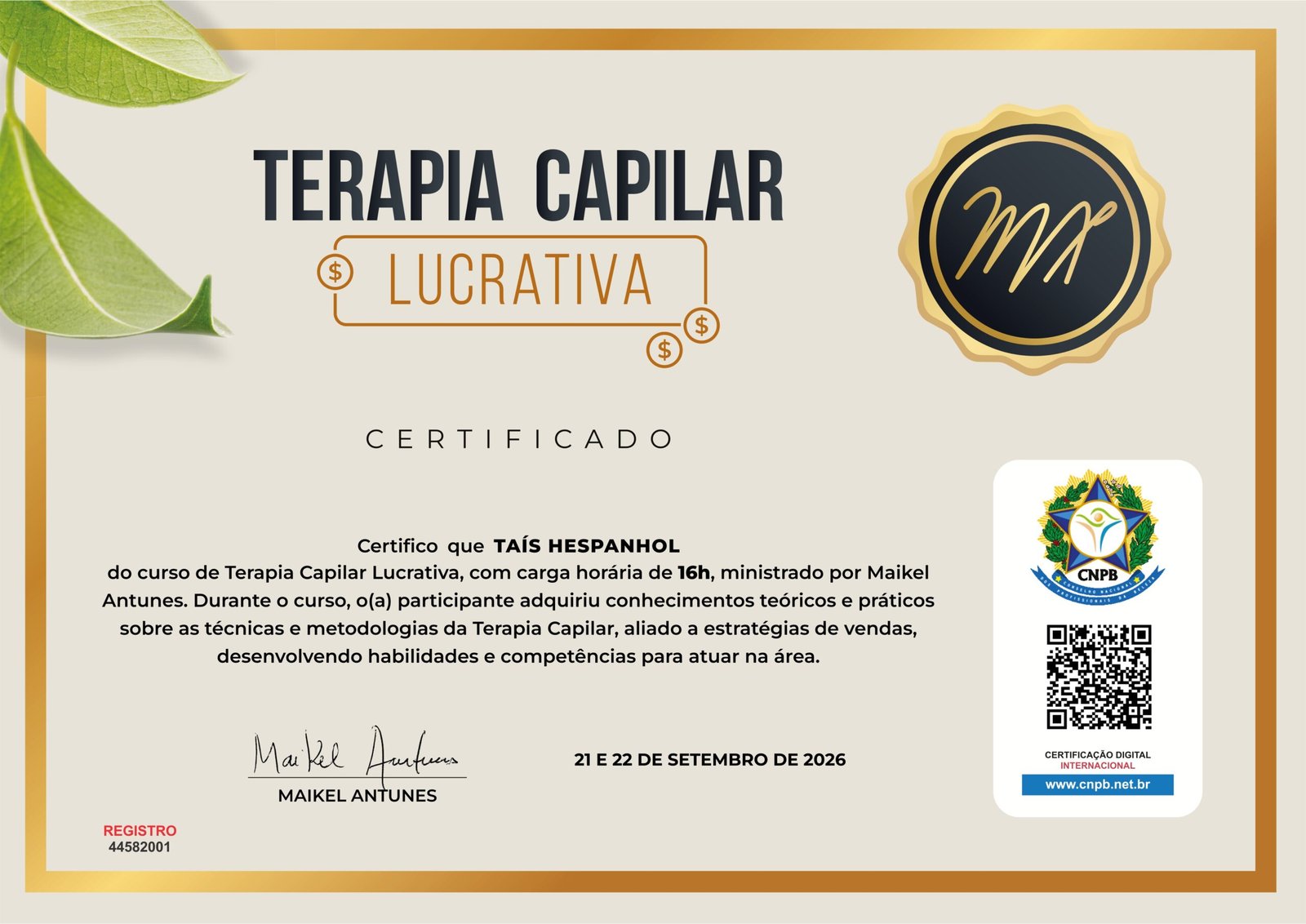 TAIS HESPANHOL