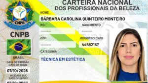 BÁRBARA CAROLINA QUINTEIRO MONTEIROTÉCNICA EM ESTÉTICA