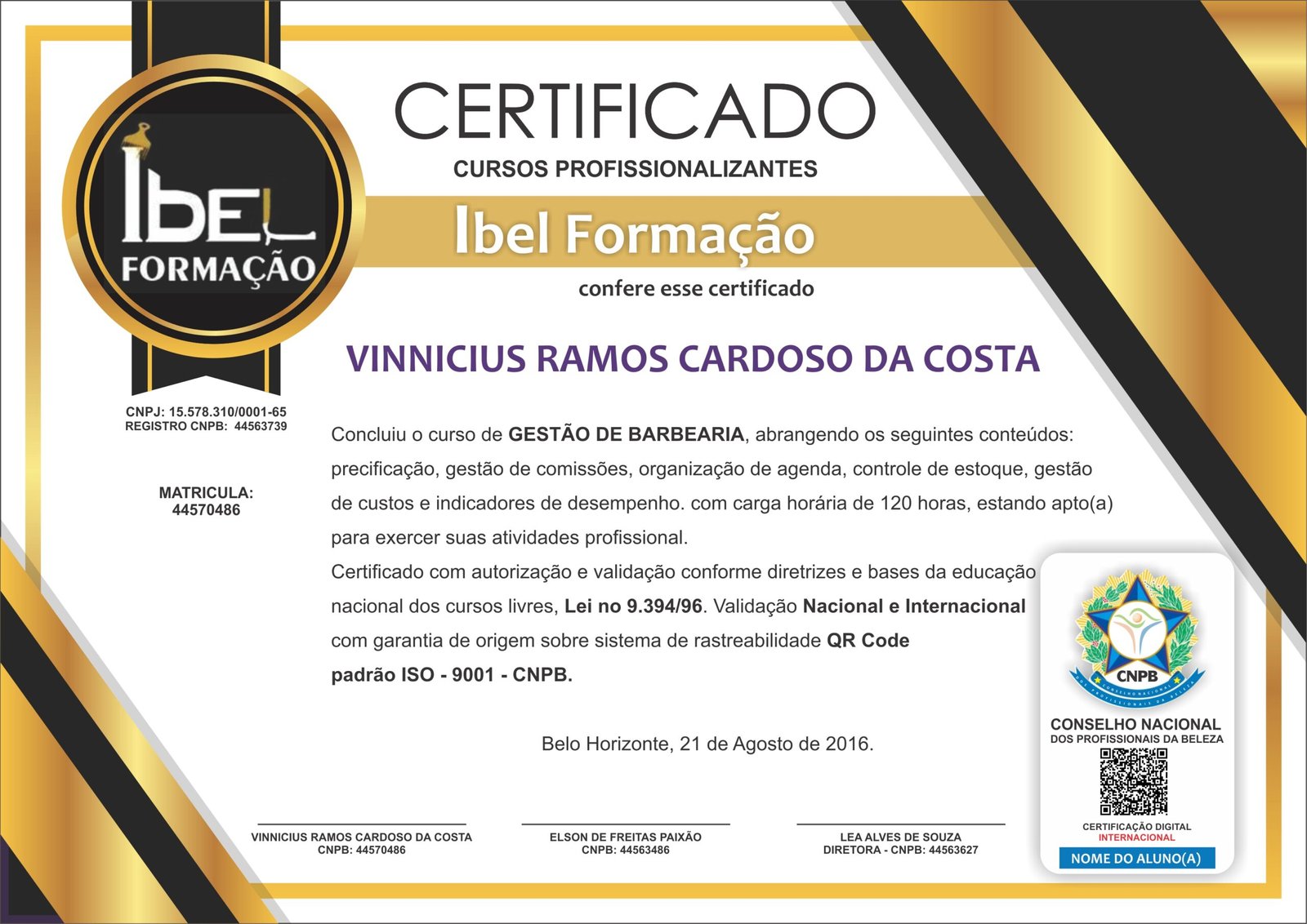 VINNICIUS RAMOS CARDOSO DA COSTA